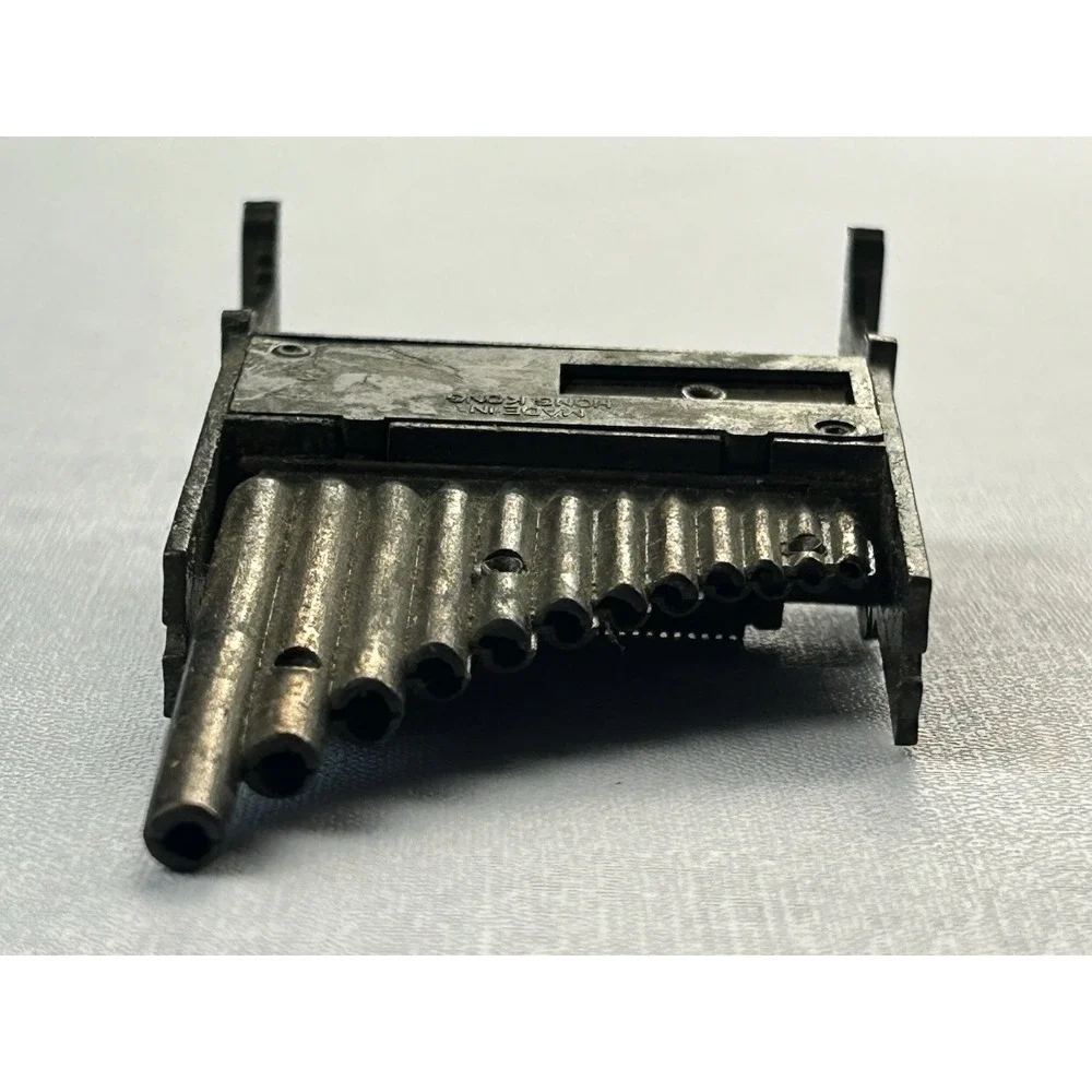 Vintage Mini Pipe Organ Music Box Metal Pan Flute‎ Hong Kong Mechanical
